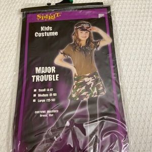 Halloween kids costume Major Trouble - Large ( 12-14)